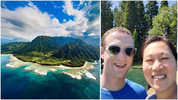 Mark Zuckerberg priv&eacute; eiland