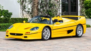 De Ferrari F50 van Ralph Lauren, die naar de veiling gaat