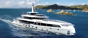 Het nieuwe GTT 170-superjacht van de scheepsbouwer Dynamiq