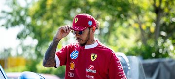 Lewis Hamilton werd tijdens de GP in Barcelona gespot met een Richard Mille-horloge om de pols