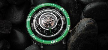MB&F HM7 Aquapod green horloge horlogerie Pure Luxe