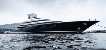 Het superjacht 'Breakthrough' van Feadship
