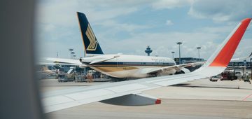 Singapore Airlines business class-stoelen