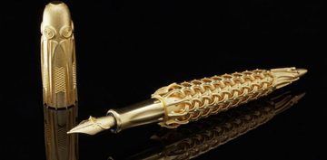 spica virginis gouden 3d-geprinte vulpen Pure Luxe