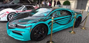 Bugatti Chiron Zebra