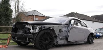 Gecrashte Rolls-Royce Marcus Rashford