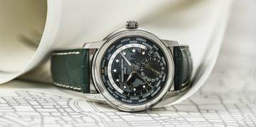 frederique constant classic worldtimer groen horloge Baselworld Pure Luxe