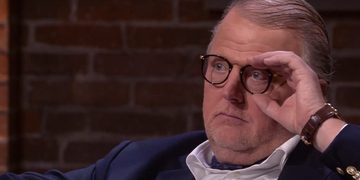 Michel Perridon tijdens een interview