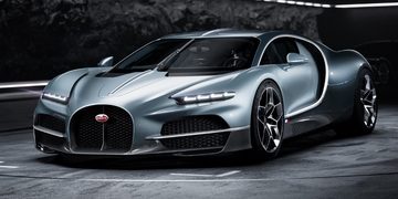 Een exemplaar van de Bugatti Tourbillon