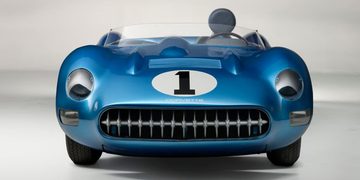 Vooraanzicht van de duurste Chevrolet Corvette ooit