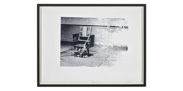 De Big Electric Chair van Andy Warhol