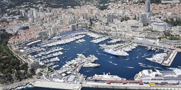 De haven van Monaco