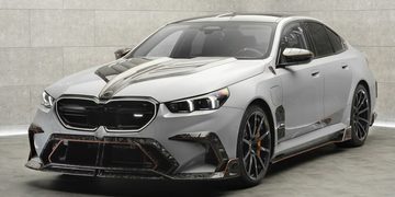De BMW M5 Mansory.
