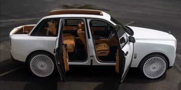 De gepersonaliseerde Rolls-Royce Cullinan van Lil Uzi Vert