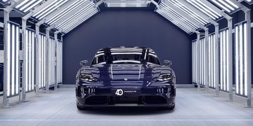 Een Porsche met de nieuwe lak