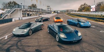 Auto's die zijn ontwikkeld door McLaren-designer Gordon Murray