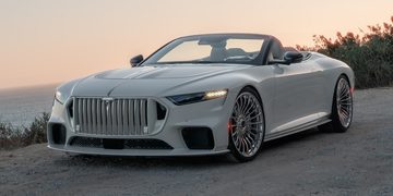 De voorzijde van de Brabus Bodo Cabriolet