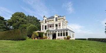 De villa in Muiderberg.