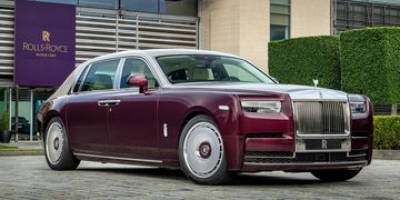 De buitenzijde van de Rolls-Royce Phantom Hummingbird