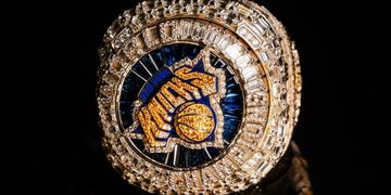 De kampioensring van de New York Knicks