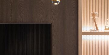 Het interieur met een luxe sfeer van een woning