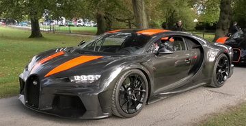 koude start Bugatti Chiron Super Sport Pure Luxe