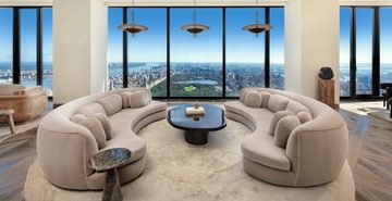 Het penthouse in Steinway Tower in New York, te koop voor $ 110 miljoen