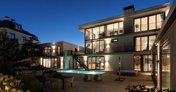 De villa van ondernemer Jordy Kool in Noordwijk