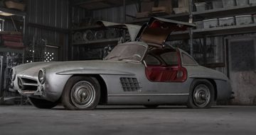Zeldzame Mercedes-Benz 300 SL 'Alloy' Gullwing