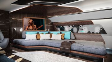 design q interieur ontwerp privévliegtuig Pure Luxe