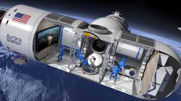 aurora station orion span ruimte overnachting hotel Pure Luxe