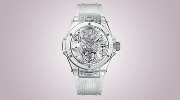 hublot big bang tourbillon 5 days power reserve saffier horloge Pure Luxe