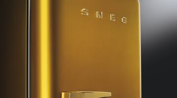 smeg swarovski gold koelkast Pure Luxe