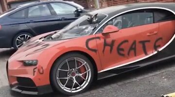 bugatti chiron gesloopt beschadigd prank Pure Luxe