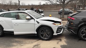 Lamborghini Urus SUV diefstal botsing Malden Amerika Pure Luxe