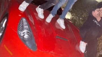 Ferrari California Richard Streep El Paso foto kinderen Pure Luxe