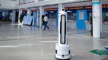 China Keenon Robotics Company desinfectie robot Corona-virus Pure Luxe