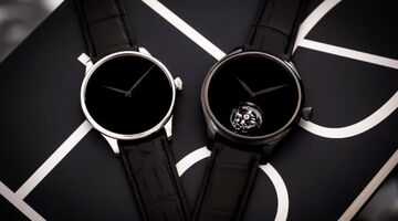 h. moser cie vantablack black hands horloges Pure Luxe