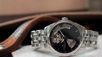 Hamilton Jazzmaster Open Heart horloge vrouwen Pure Luxe