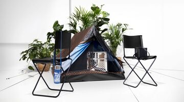 Louis Vuitton glamping camping tent Pure Luxe