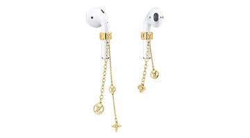louis vuitton goud oorbellen apple airpods Pure Luxe