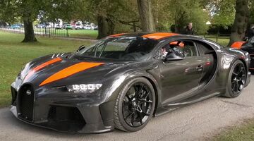 koude start Bugatti Chiron Super Sport Pure Luxe