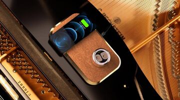 gouden draadloze oplader