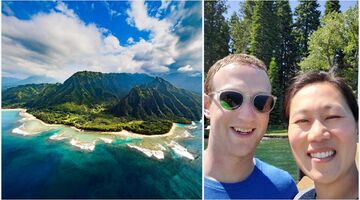 Mark Zuckerberg privé eiland