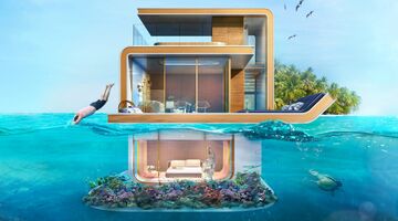 Drijvende villa Dubai
