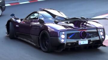 Lewis Hamilton Pagani Zonda