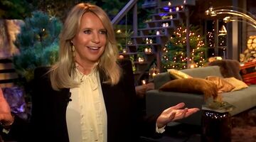Linda de Mol tijdens een interview