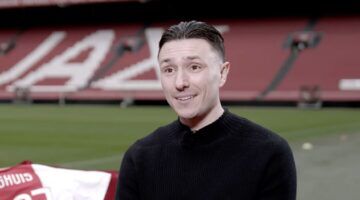 Steven Berghuis tijdens een interview