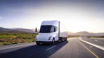 De Tesla Semi vrachtwagen