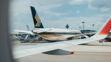 Singapore Airlines business class-stoelen